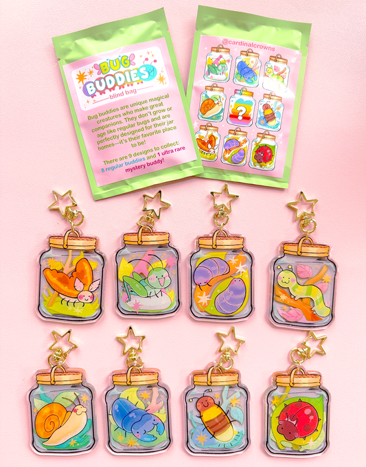 Bug Buddy Blind Bag - 3" Acrylic Keychain Charm