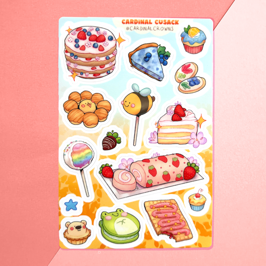 Bakery Treats Sticker Sheet