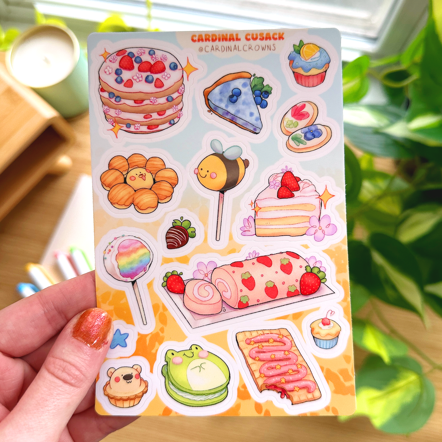 Bakery Treats Sticker Sheet