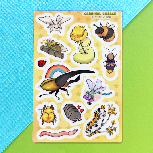 Bug Friends Sticker Sheet