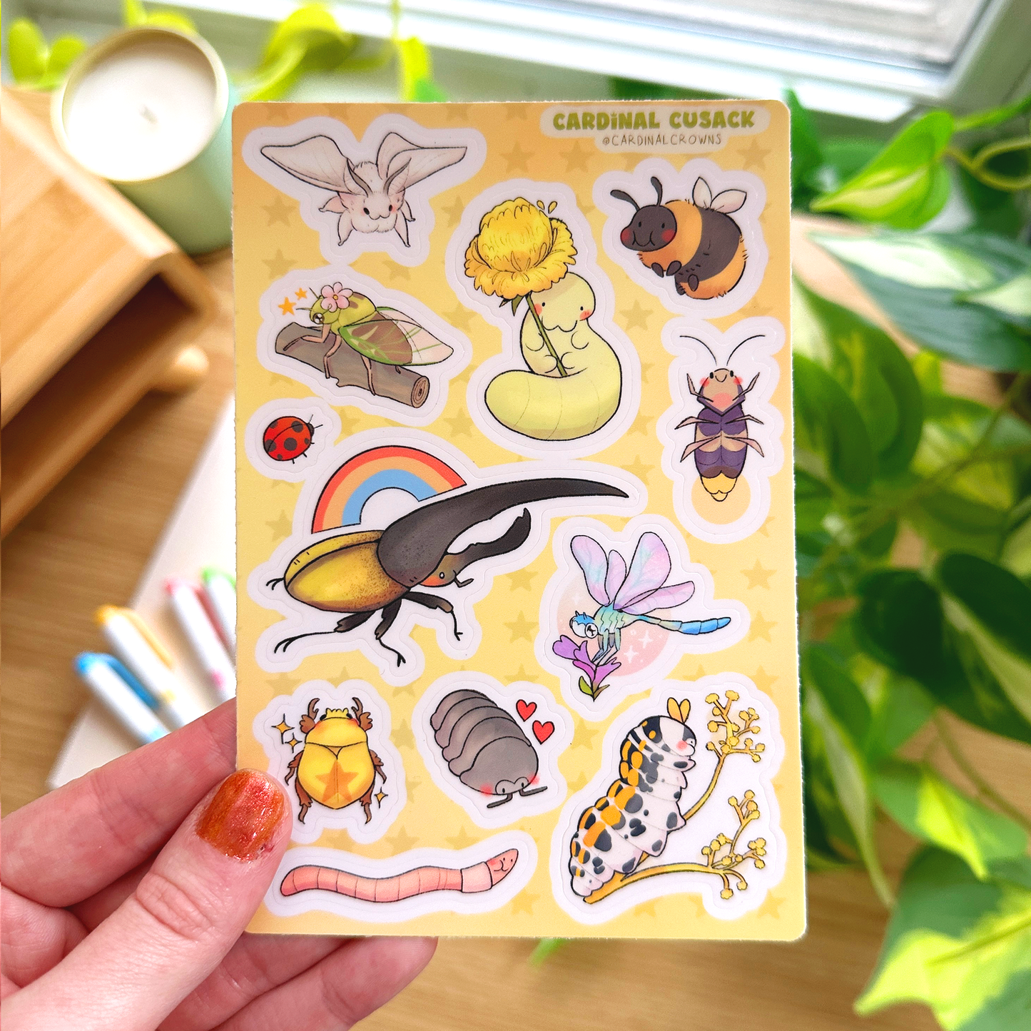 Bug Friends Sticker Sheet