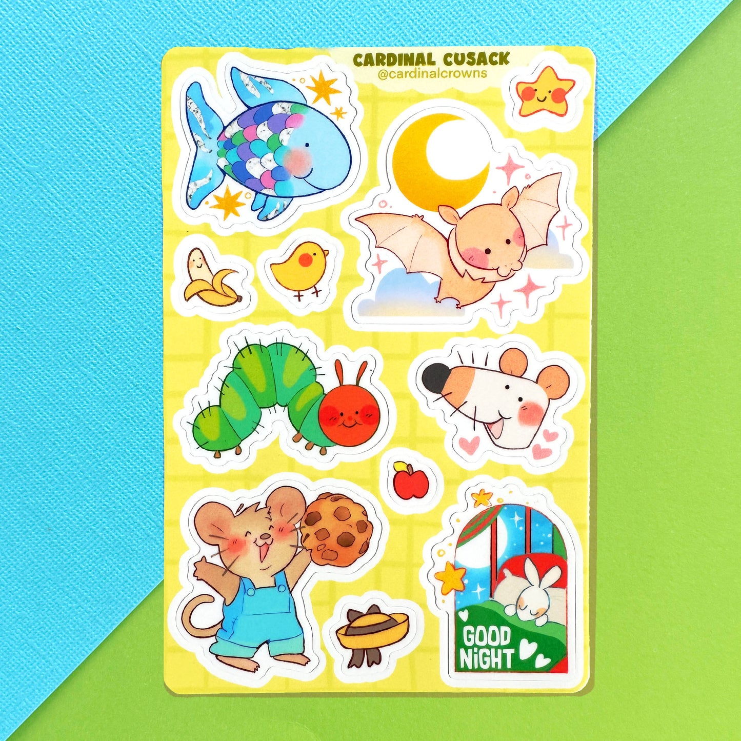 Children's Books Sticker Sheet