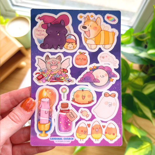 Cutie Halloween Sticker Sheet