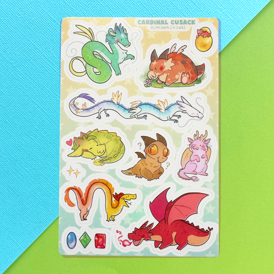 Dragon Sticker Sheet