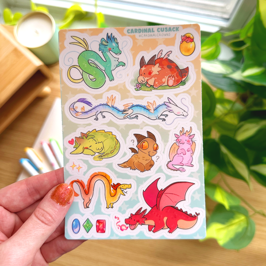 Dragon Sticker Sheet