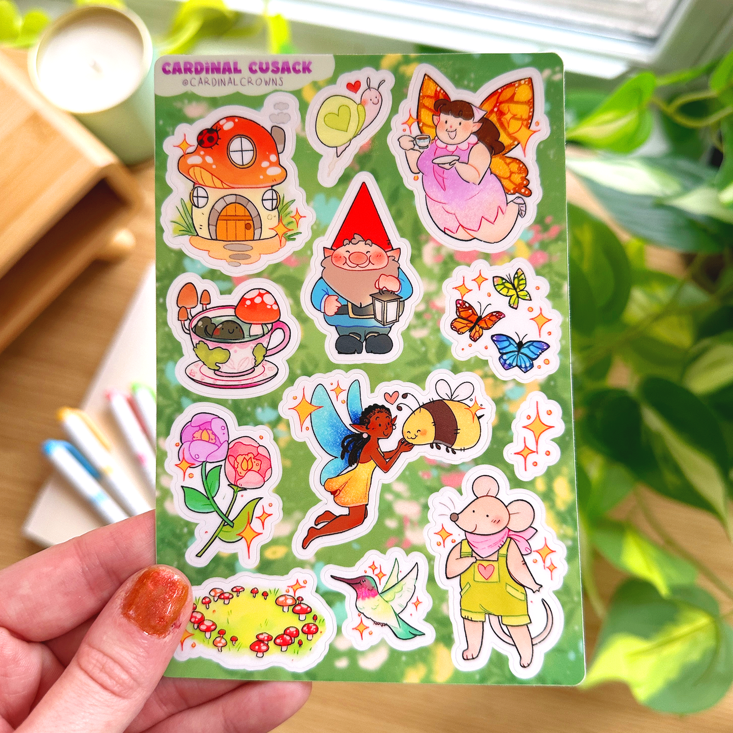 Enchanted Garden Sticker Sheet
