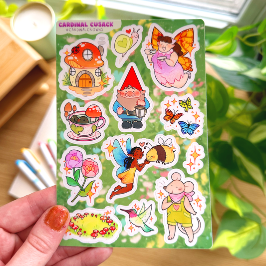Enchanted Garden Sticker Sheet