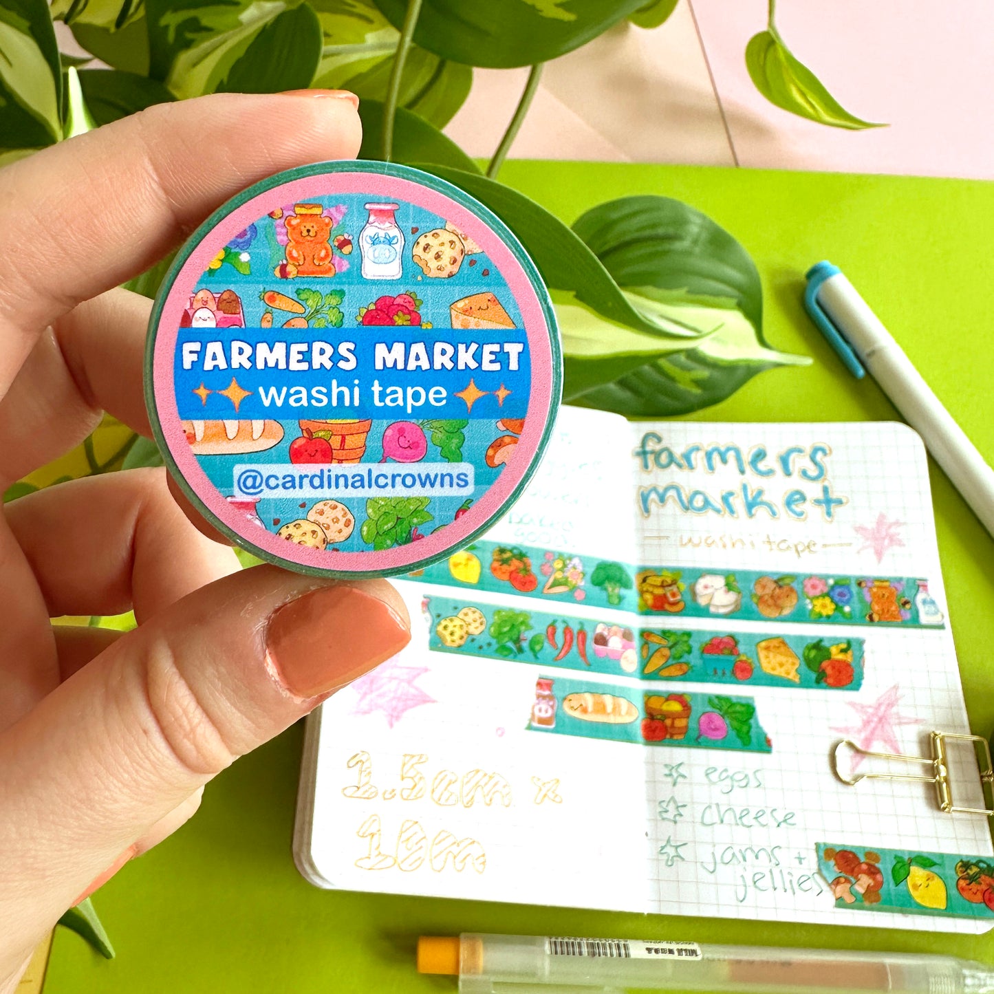 Farmers Market Washi Tape