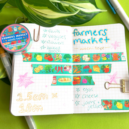 Farmers Market Washi Tape