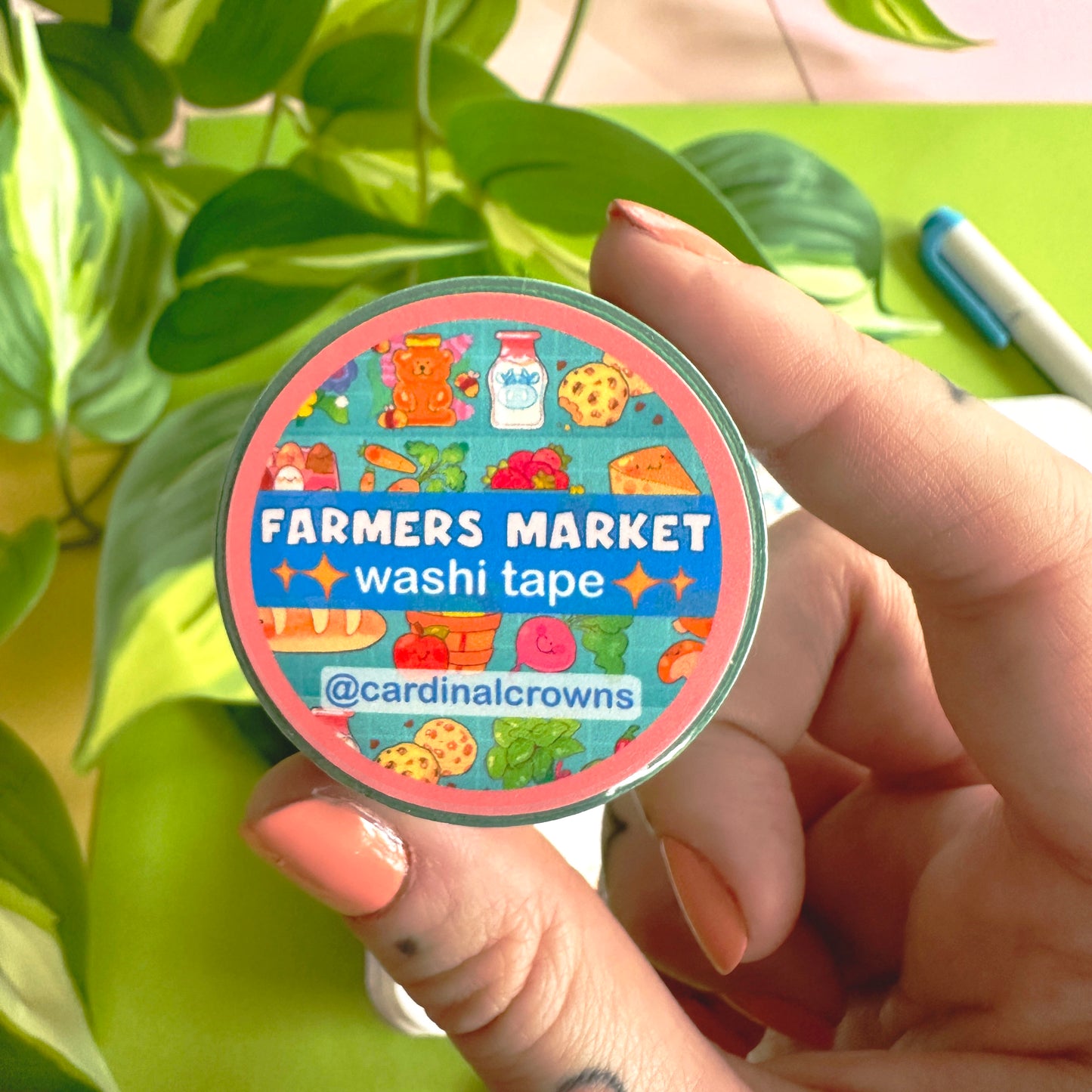 Farmers Market Washi Tape