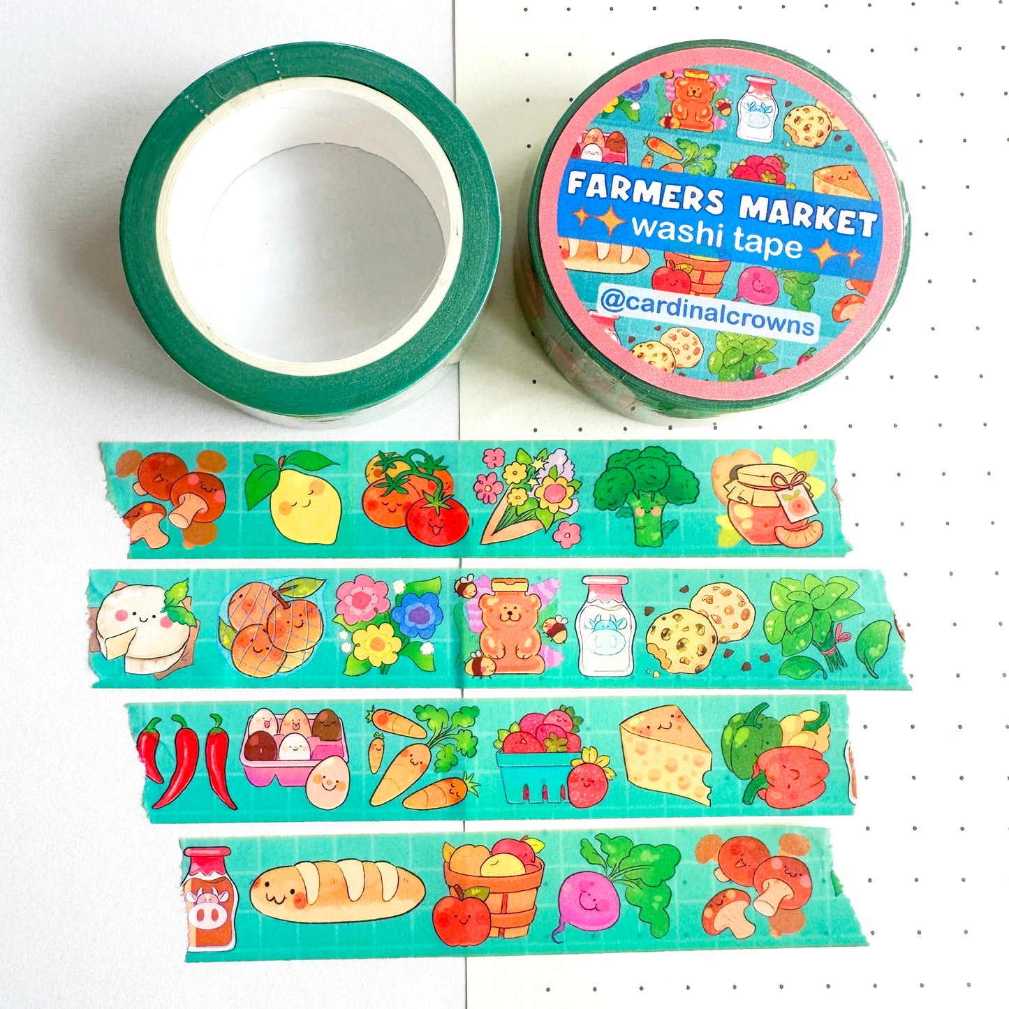 Farmers Market Washi Tape