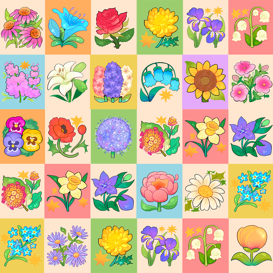 Garden Flowers Washi Tape