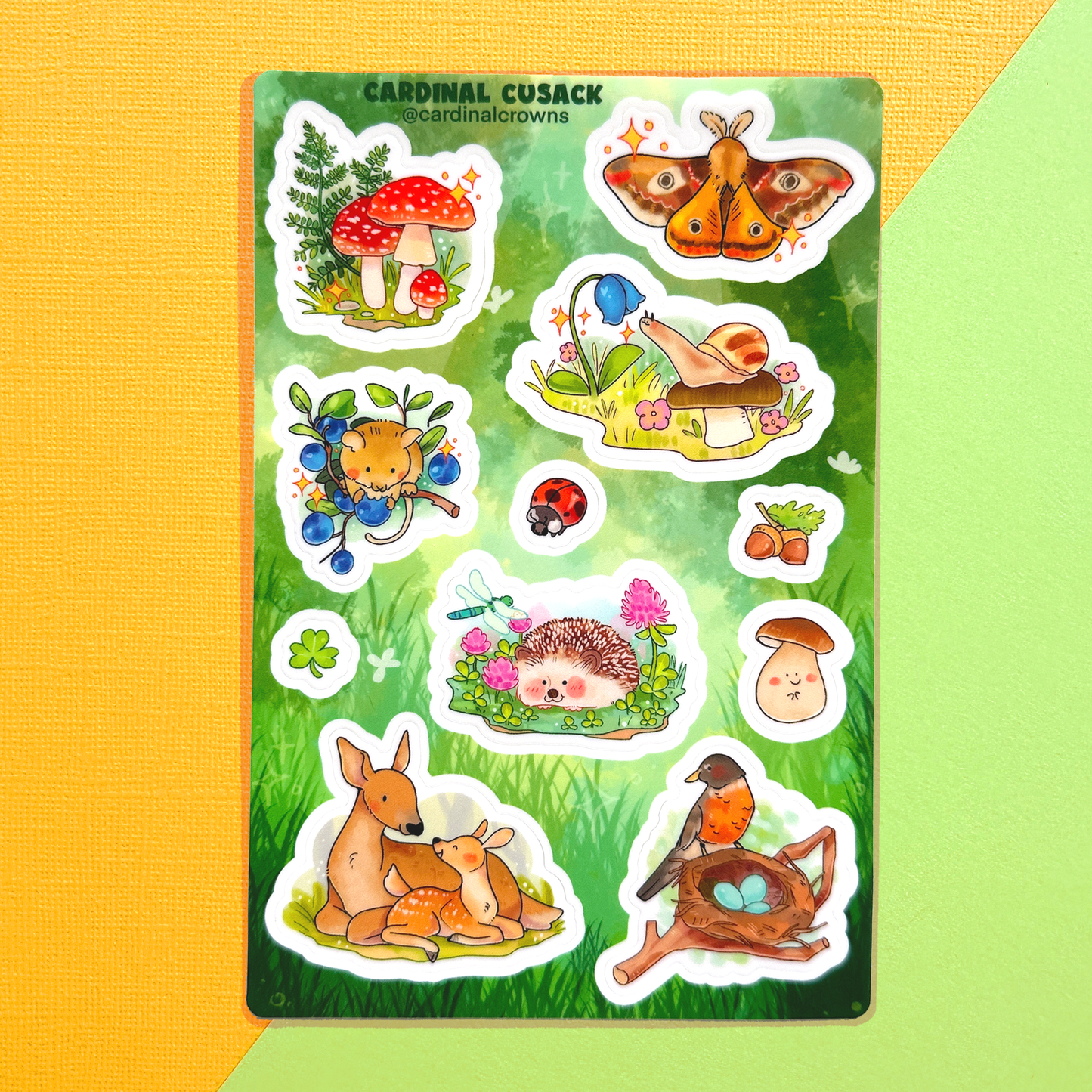 Summer Forest Sticker Sheet