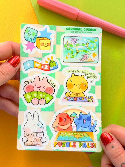 Game Night Sticker Sheet