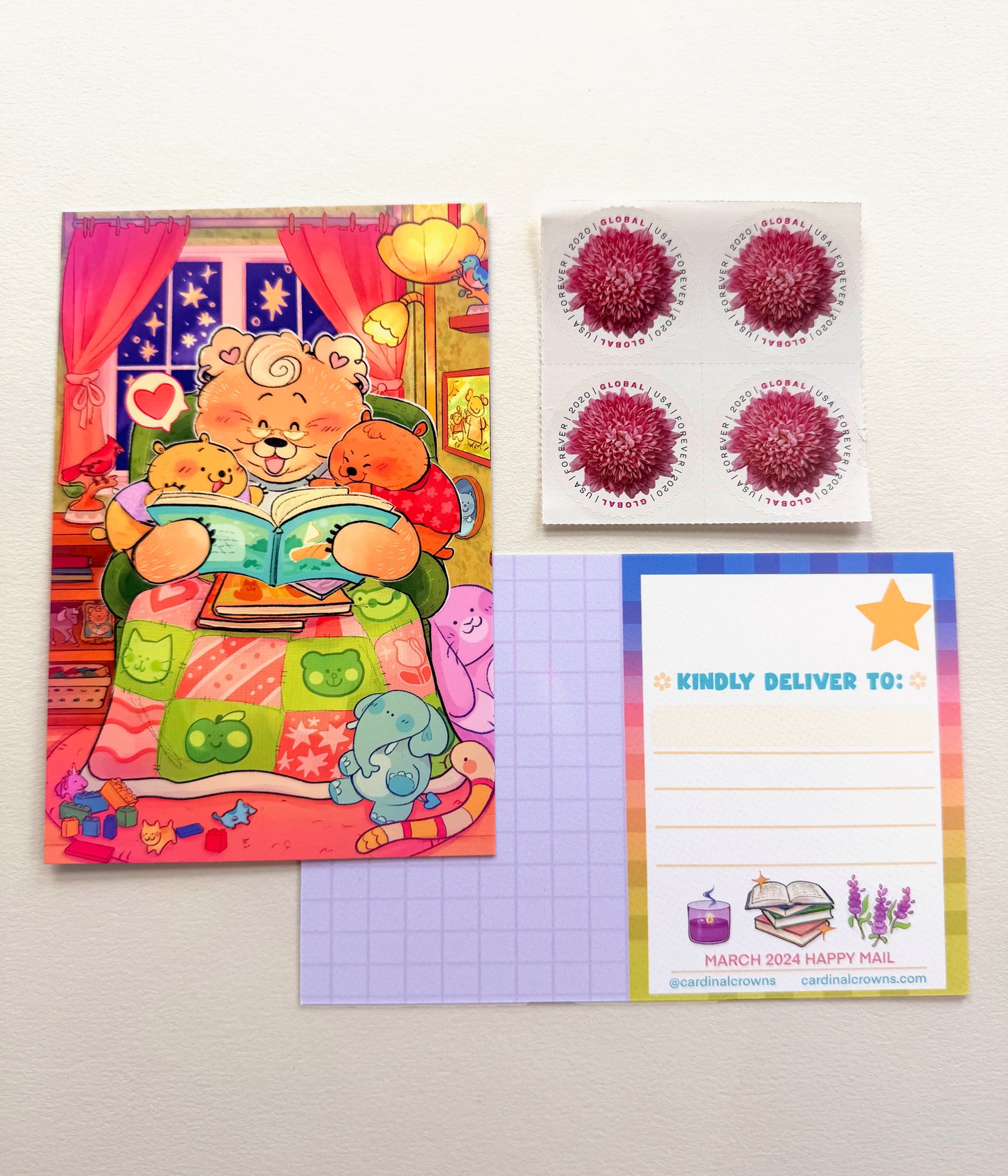 Grammie Sleepover Mini Print