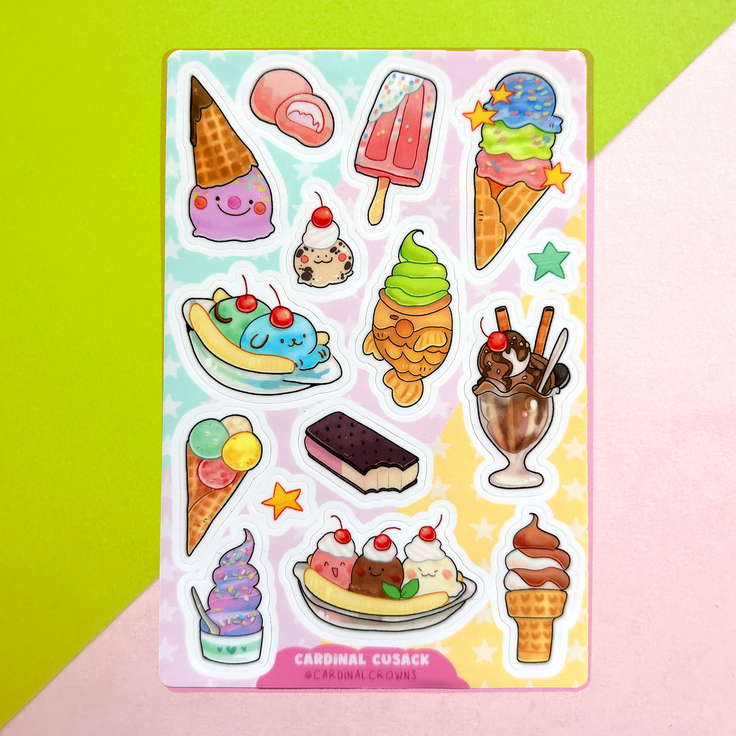 Ice Cream Sticker Sheet