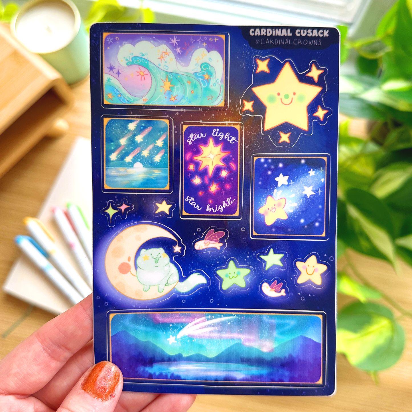 Northern Stars Sticker Sheet
