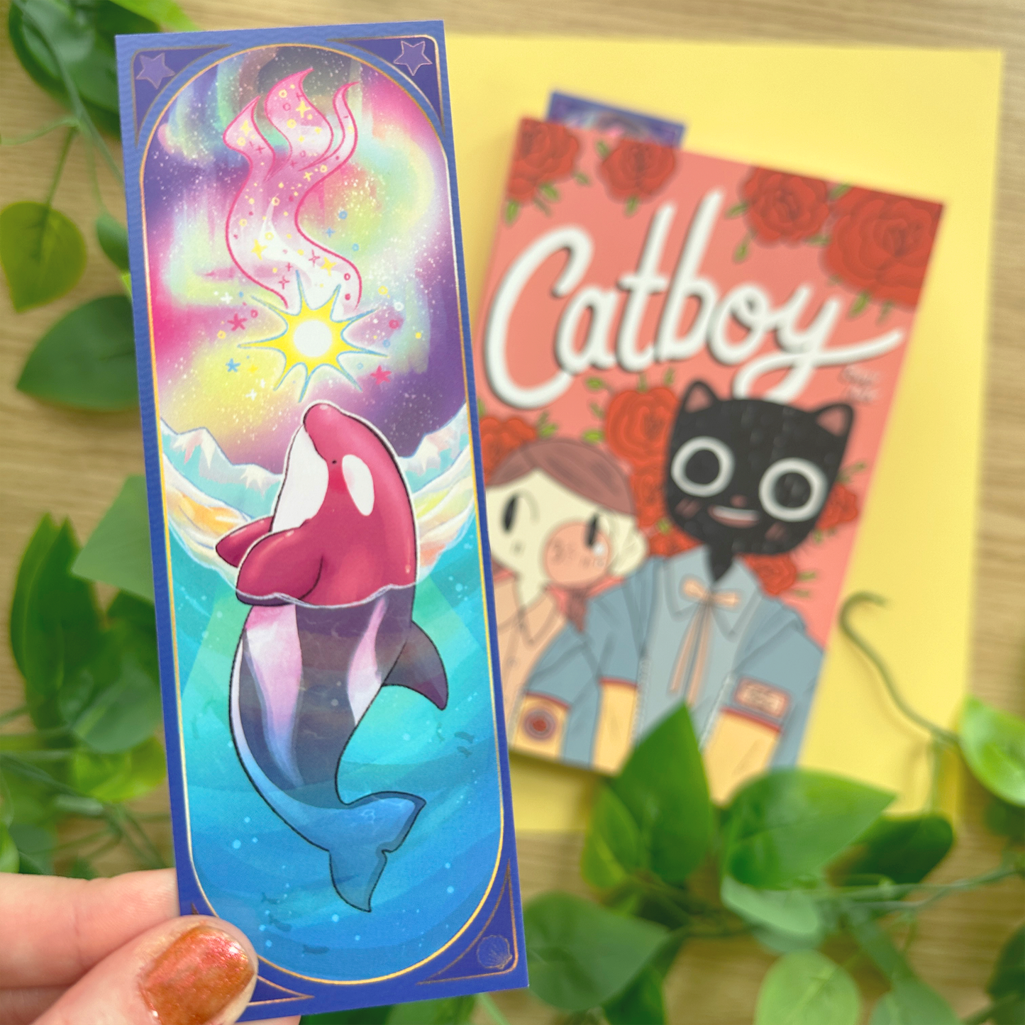 Starlight Orca Bookmark