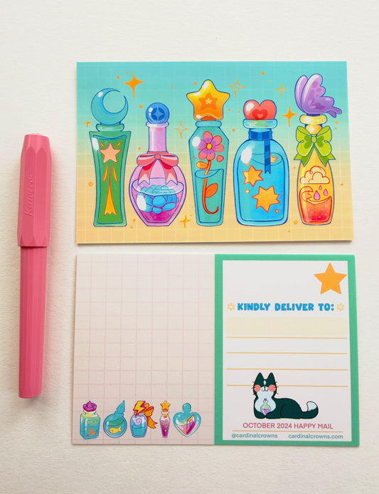 Potion Apothecary Postcard Print