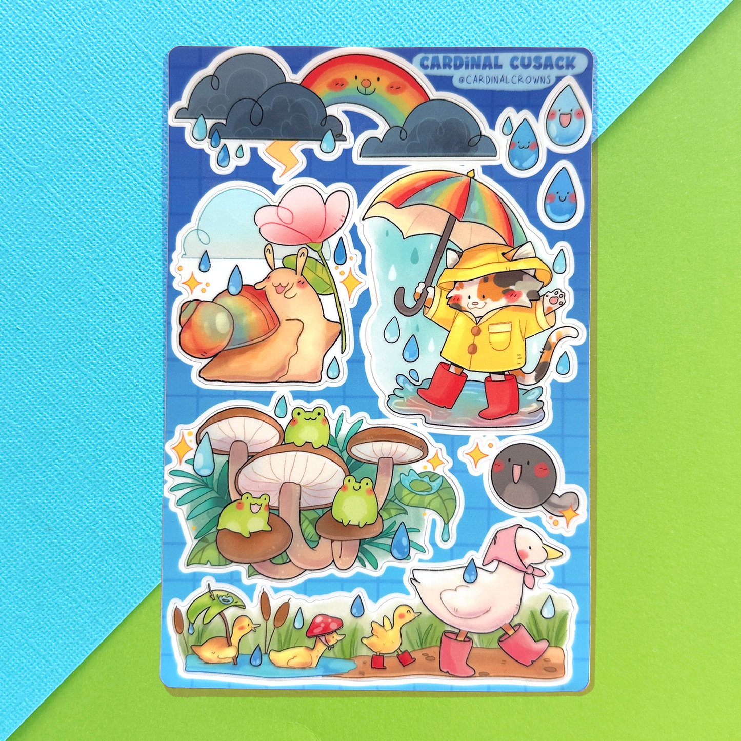 Rainy Day Sticker Sheet