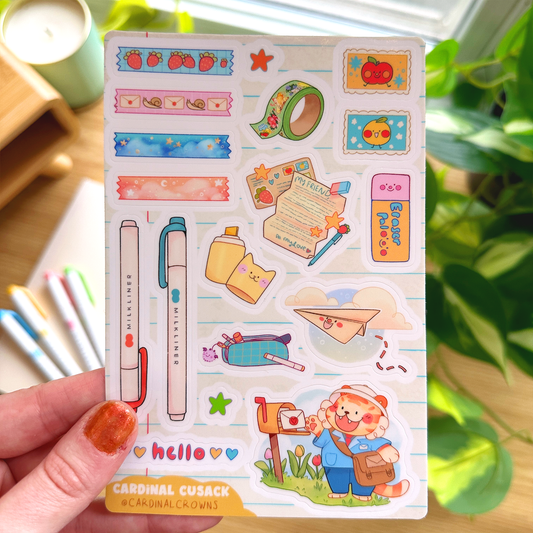 Stationery Sticker Sheet