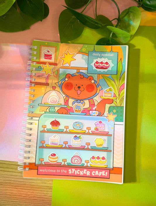 Sticker Cafe - Reusable Sticker Collection Book!