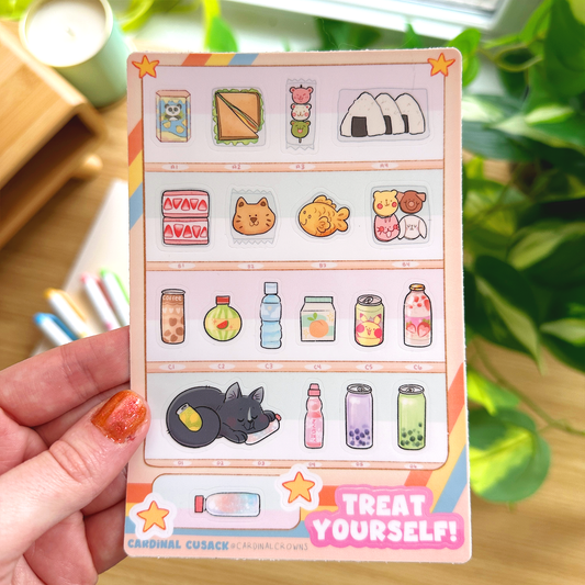 Vending Machine Sticker Sheet