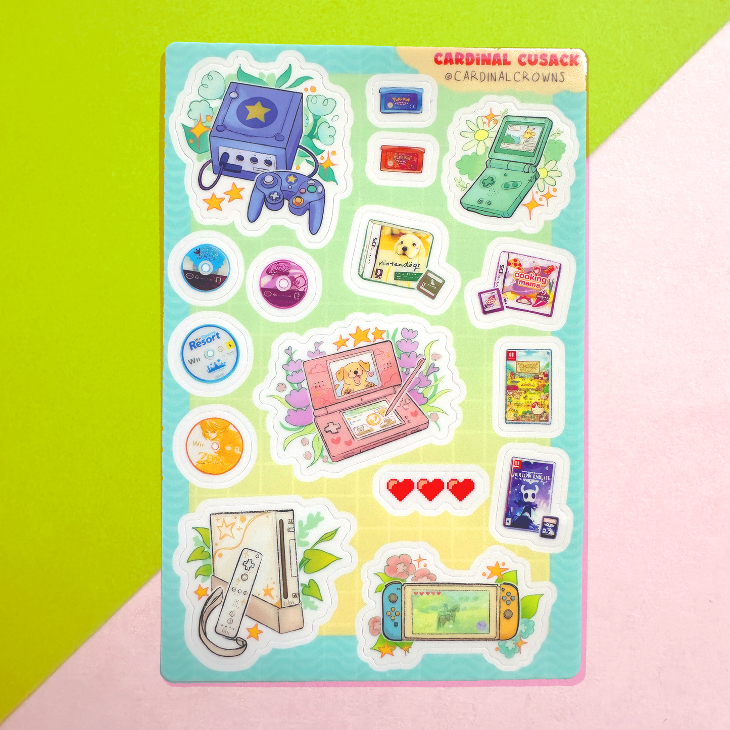 Video Game Sticker Sheet
