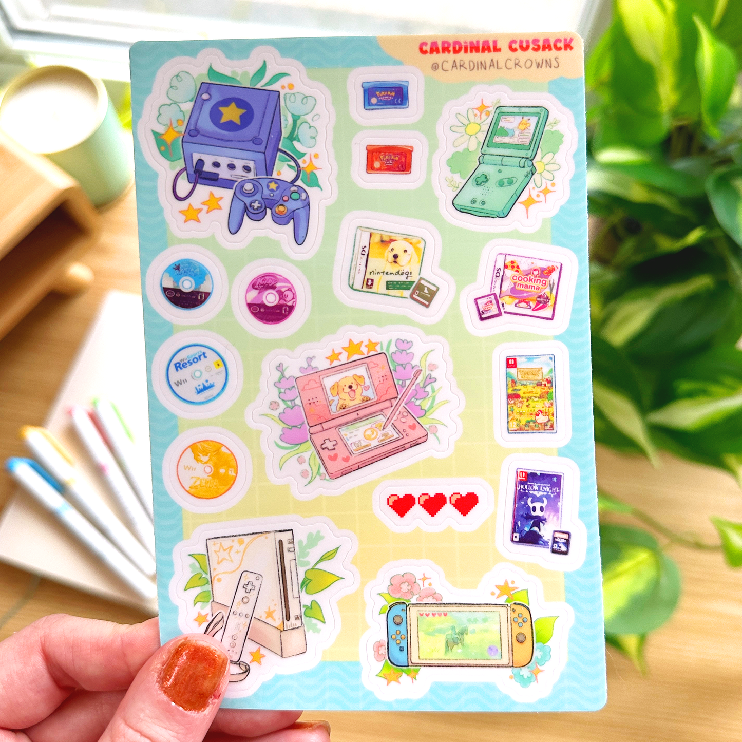 Video Game Sticker Sheet