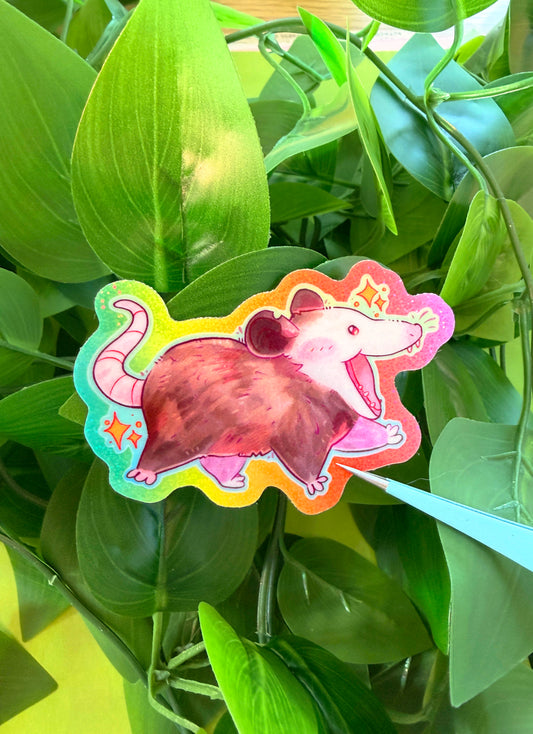 Big Step Possum Sticker