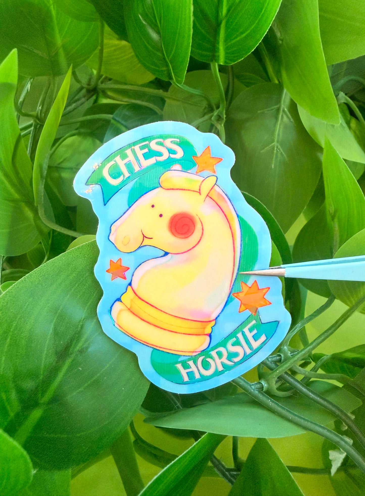 Chess Horsie Sticker