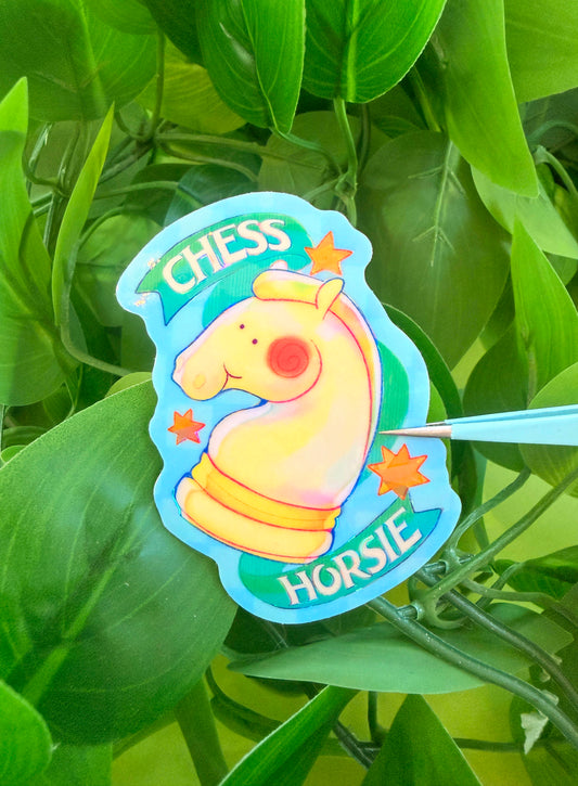 Chess Horsie Sticker