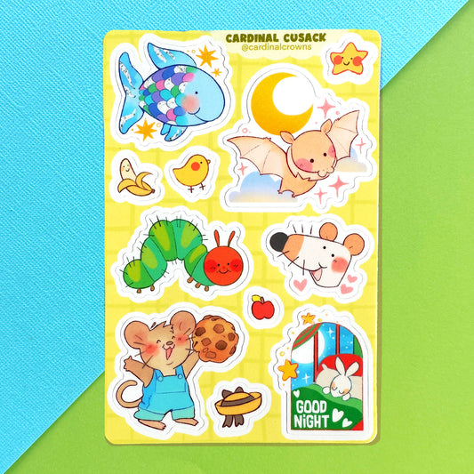 Children's Books Sticker Sheet