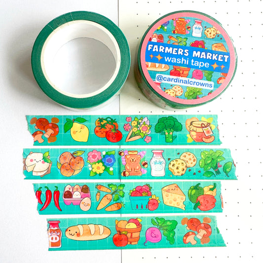 Farmers Market Washi Tape