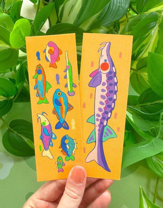 Sturgeon/Fishies Bookmark
