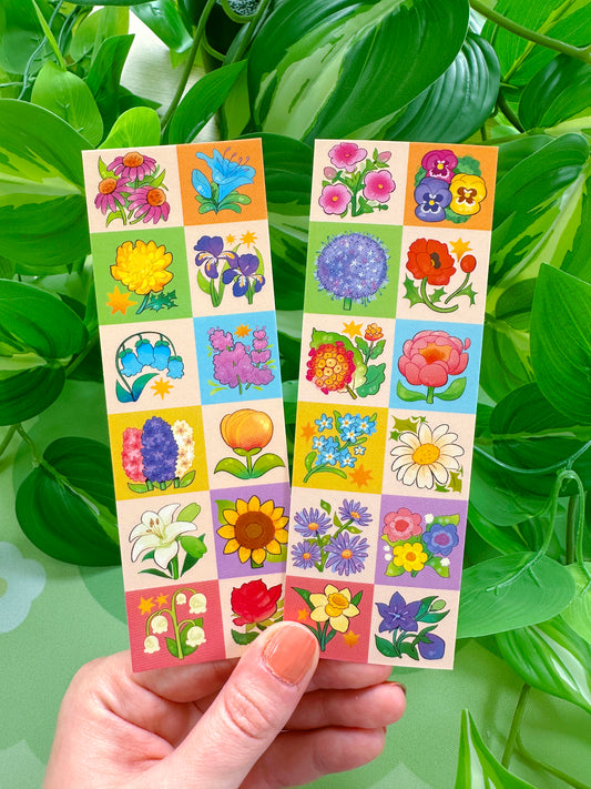 Garden Flowers Bookmark