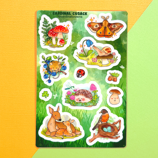 Friendly Forest Sticker Sheet