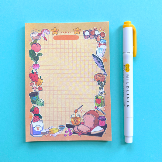Grocery List Memo Pad