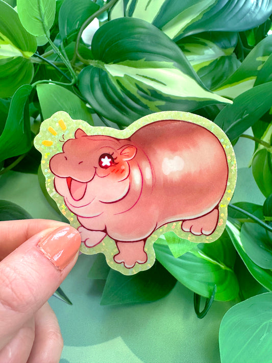 Happy Moo Sticker