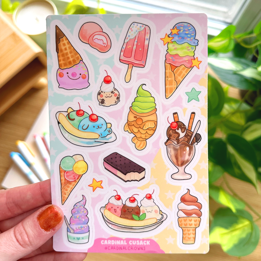 Ice Cream Sticker Sheet
