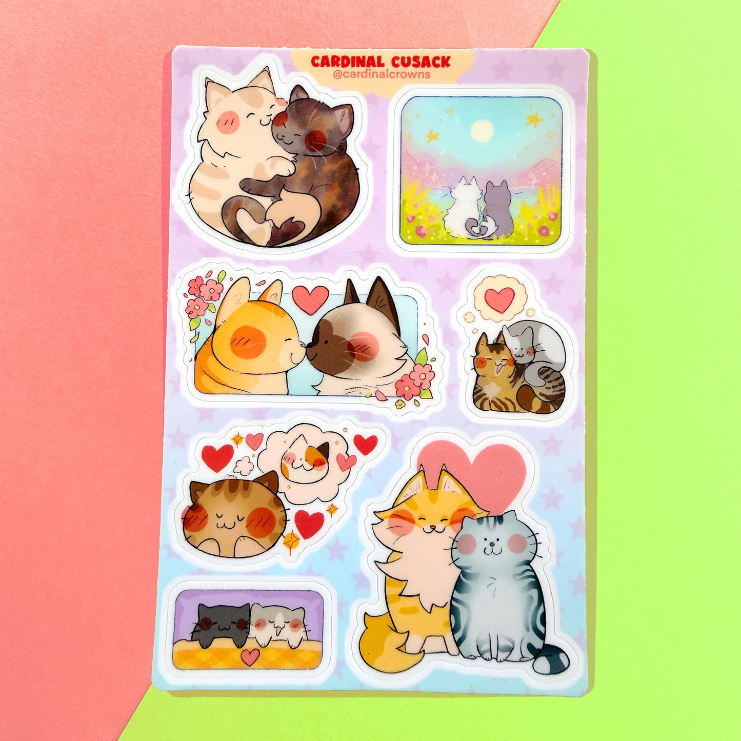 Kitty Love Sticker Sheet