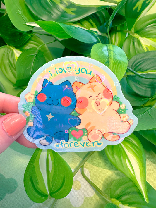 I Love You Forever Sticker