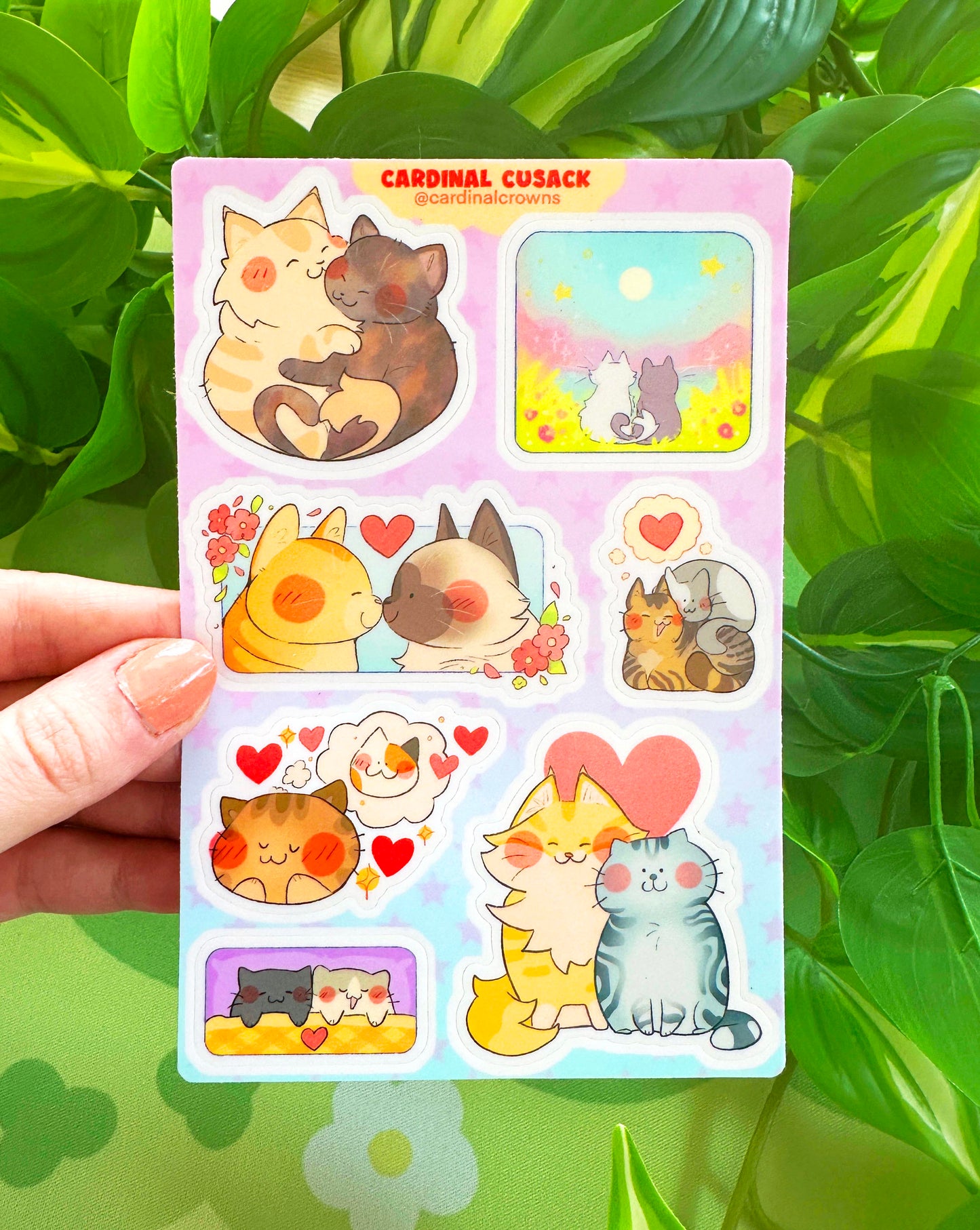 Kitty Love Sticker Sheet