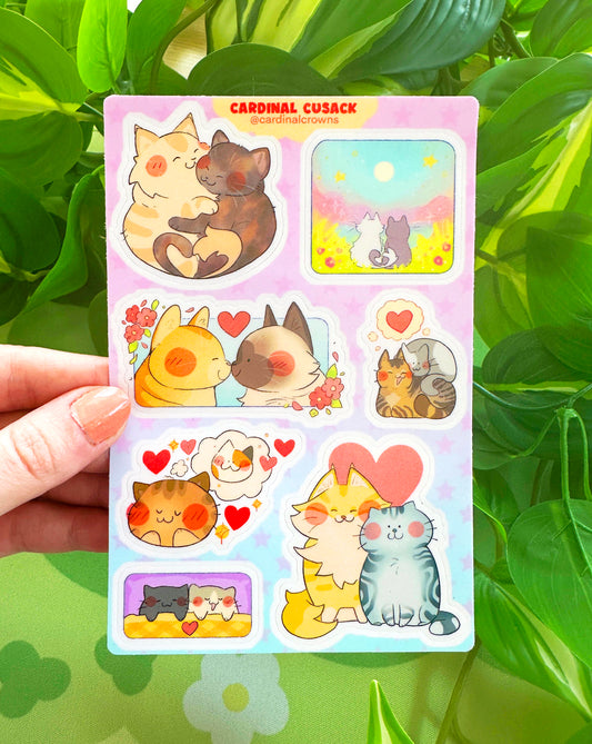 Kitty Love Sticker Sheet