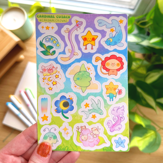Moon Meadow Sticker Sheet