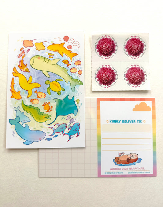 Ocean Abundance Mini Print