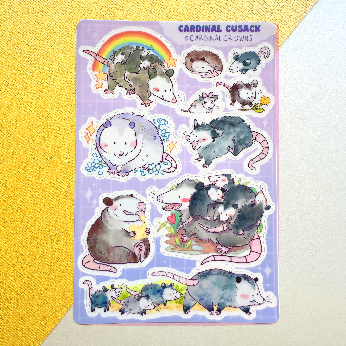 Possum Sticker Sheet