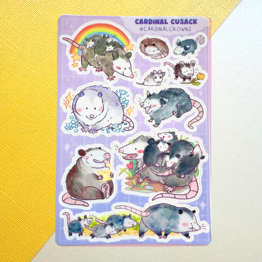 Possum Sticker Sheet