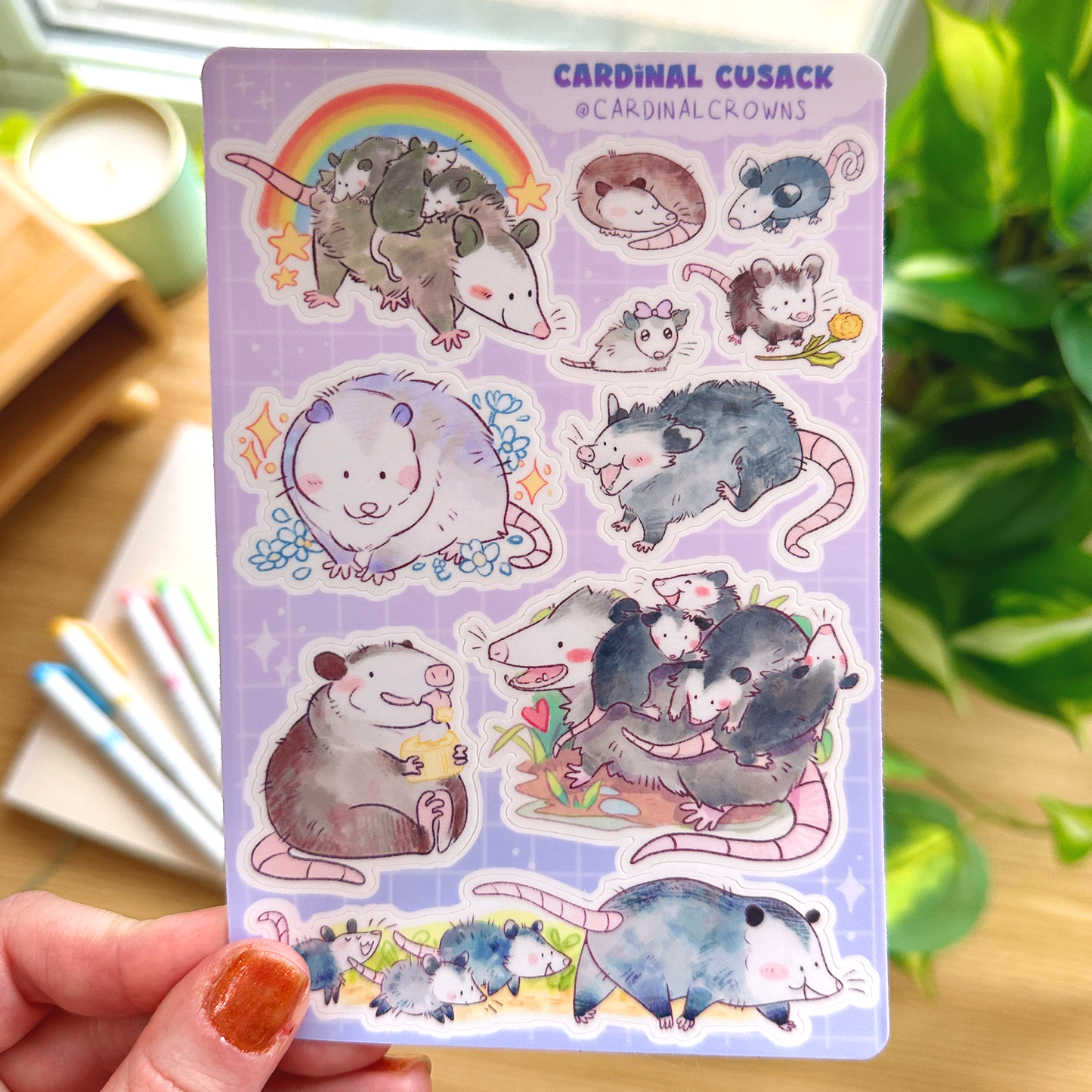 Possum Sticker Sheet