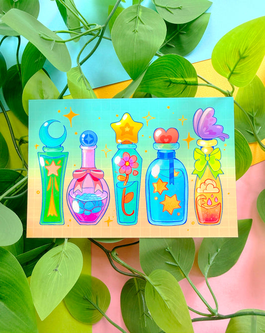 Potion Apothecary Postcard Print